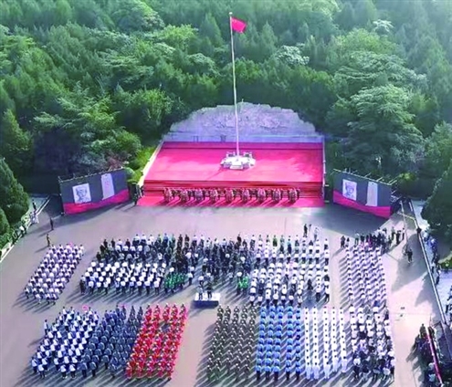 9月24日,济南市为2025年寻亲成功的40位济南战役无名烈士举行立碑仪式